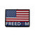 Freedom Flag Patch RWB