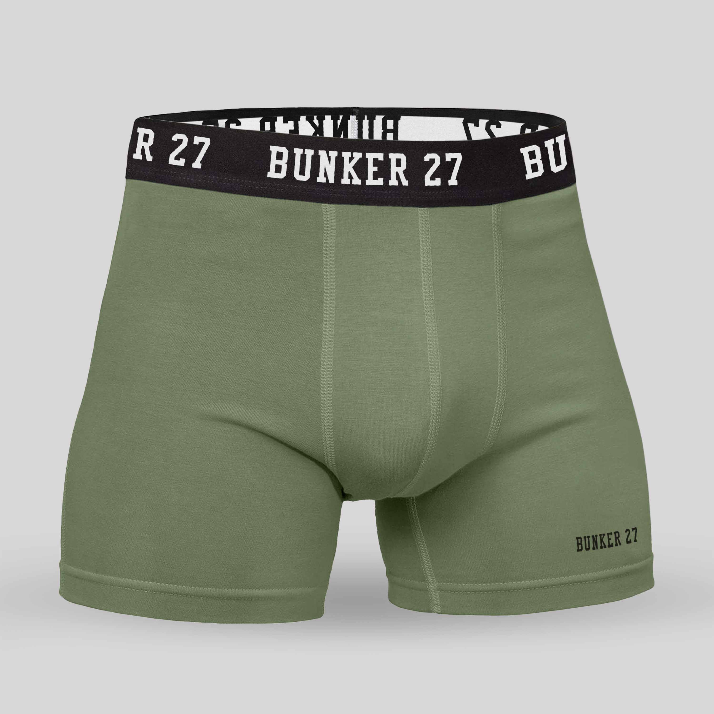 Boxer Shorts Army Green Underwear for Men for sale