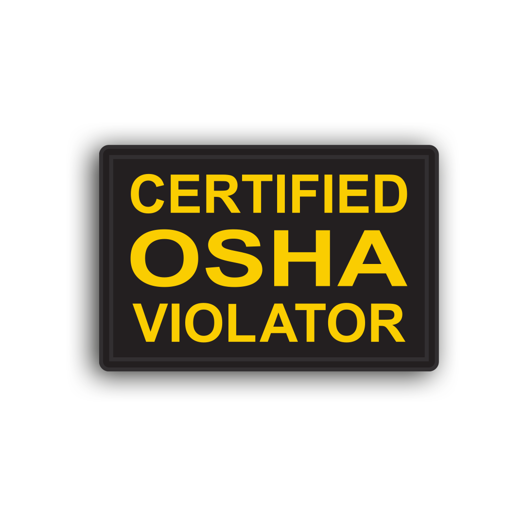 Certified OSHA Patch