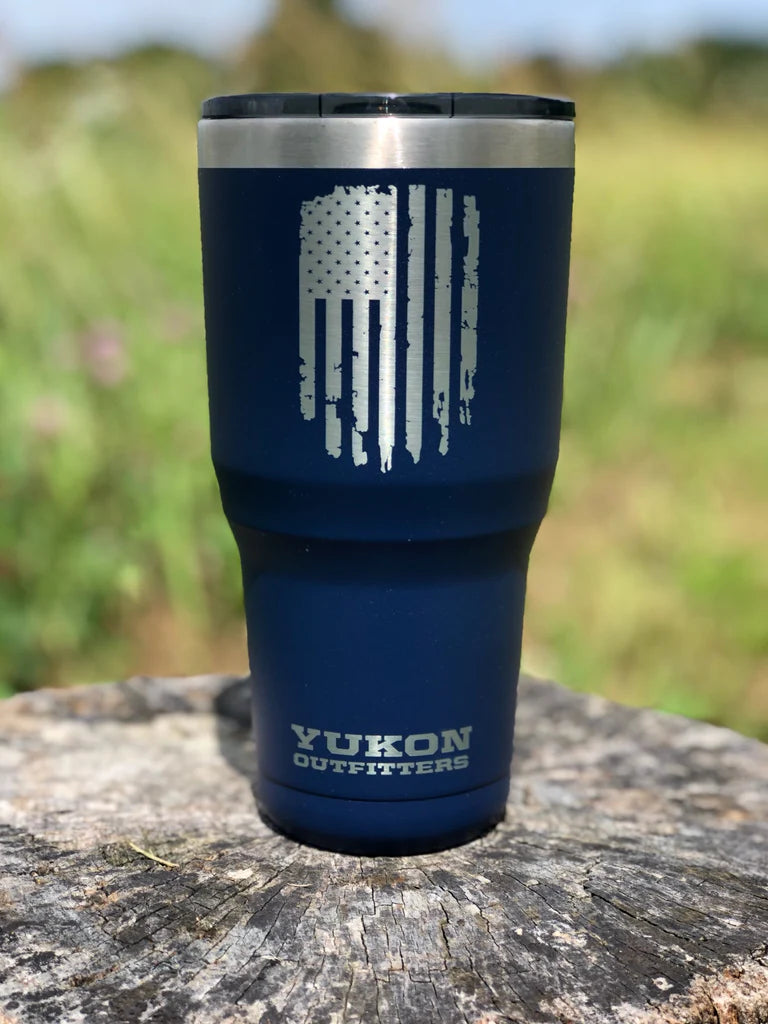 YUKON 30oz Freedom Tumbler - Vertical US Flag