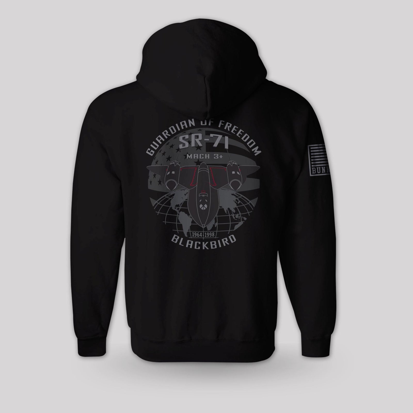 SR 71 Blackbird Pullover Hoodie BUNKER 27