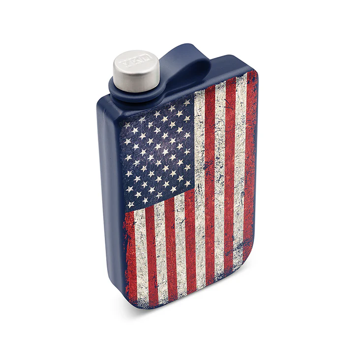 YUKON 9oz Highline Flask - USA Flag