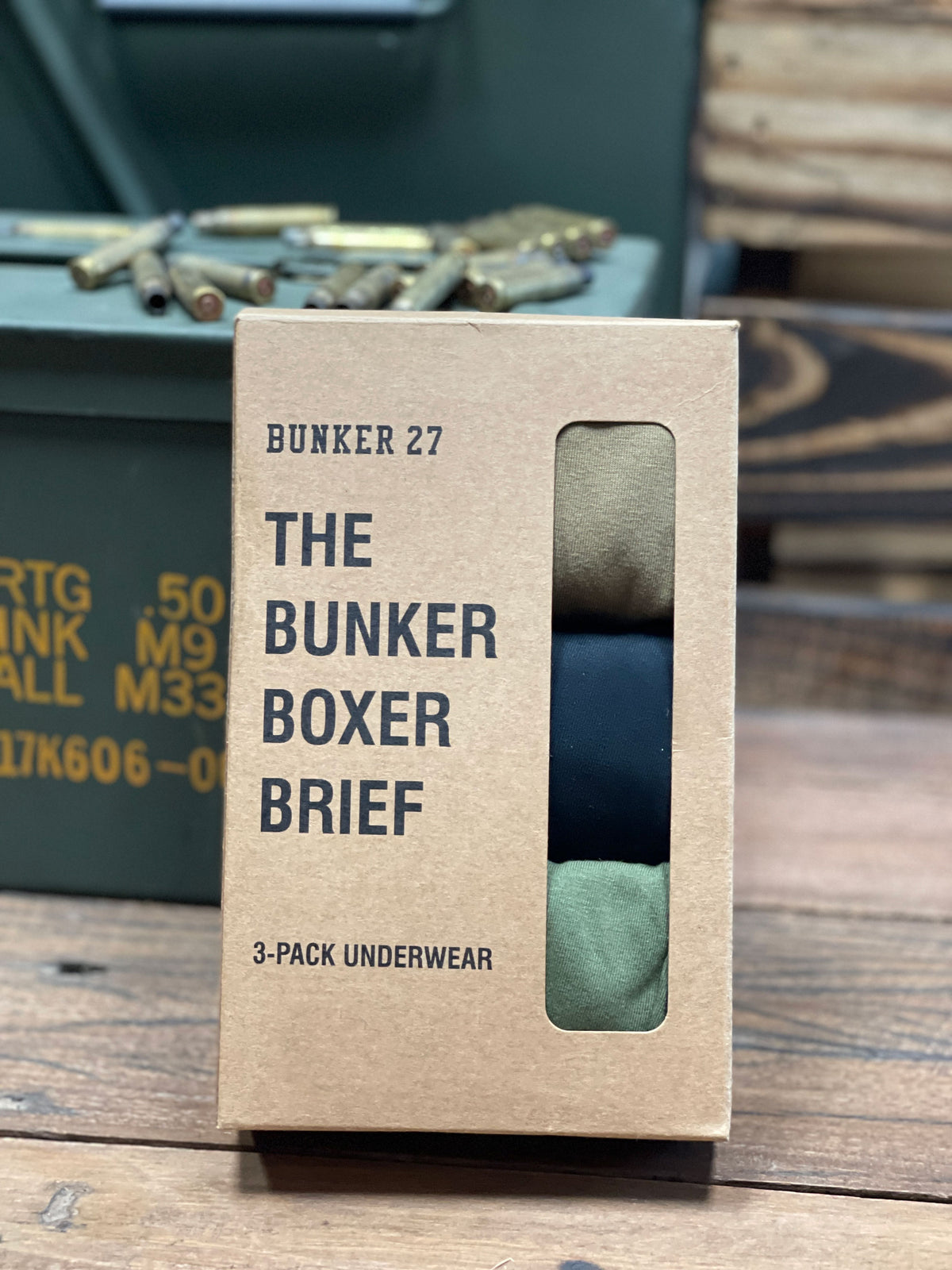 BUNKER 27 Brief Boxer 3 Mens Pack - Underwear