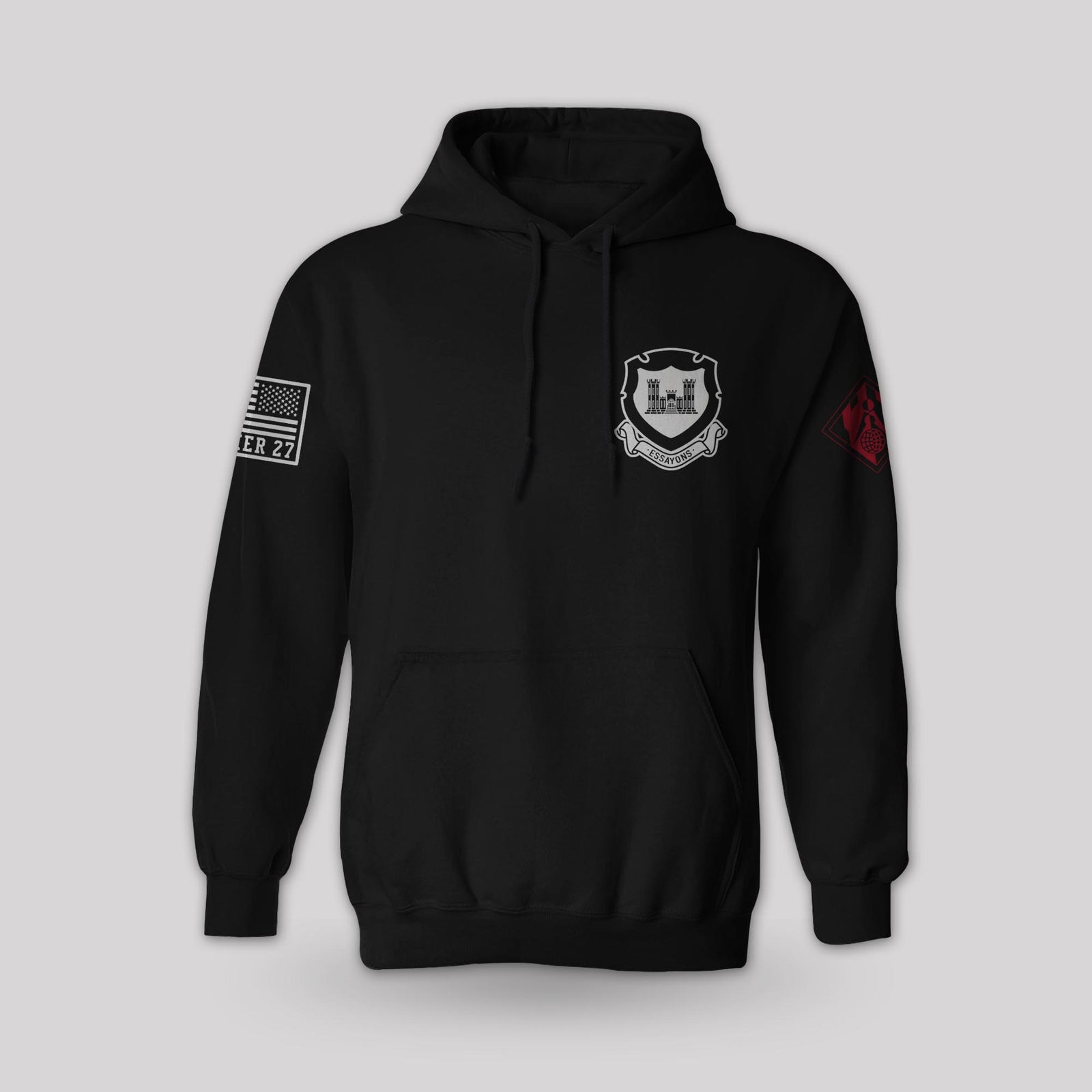 Engineers Hoodie - Army - BUNKER 27